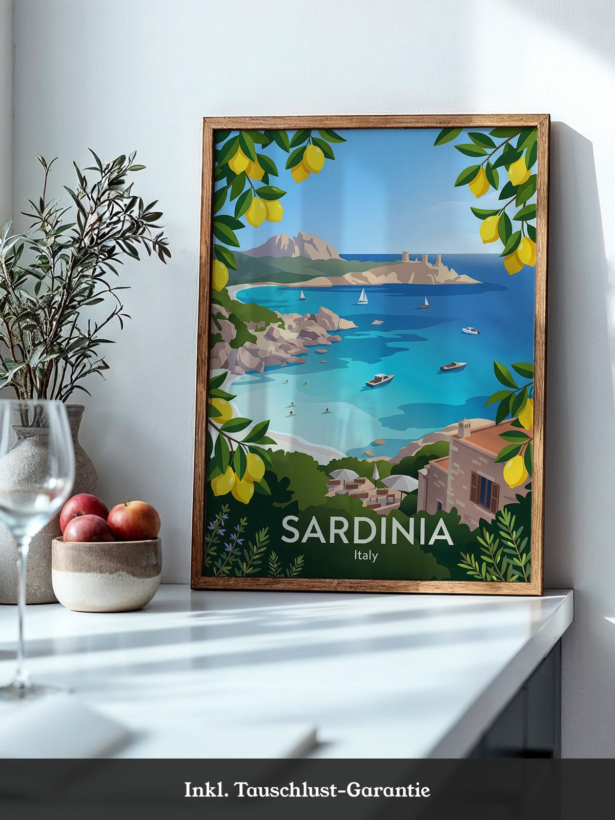 Sardinien Küste Zitronen Elegant