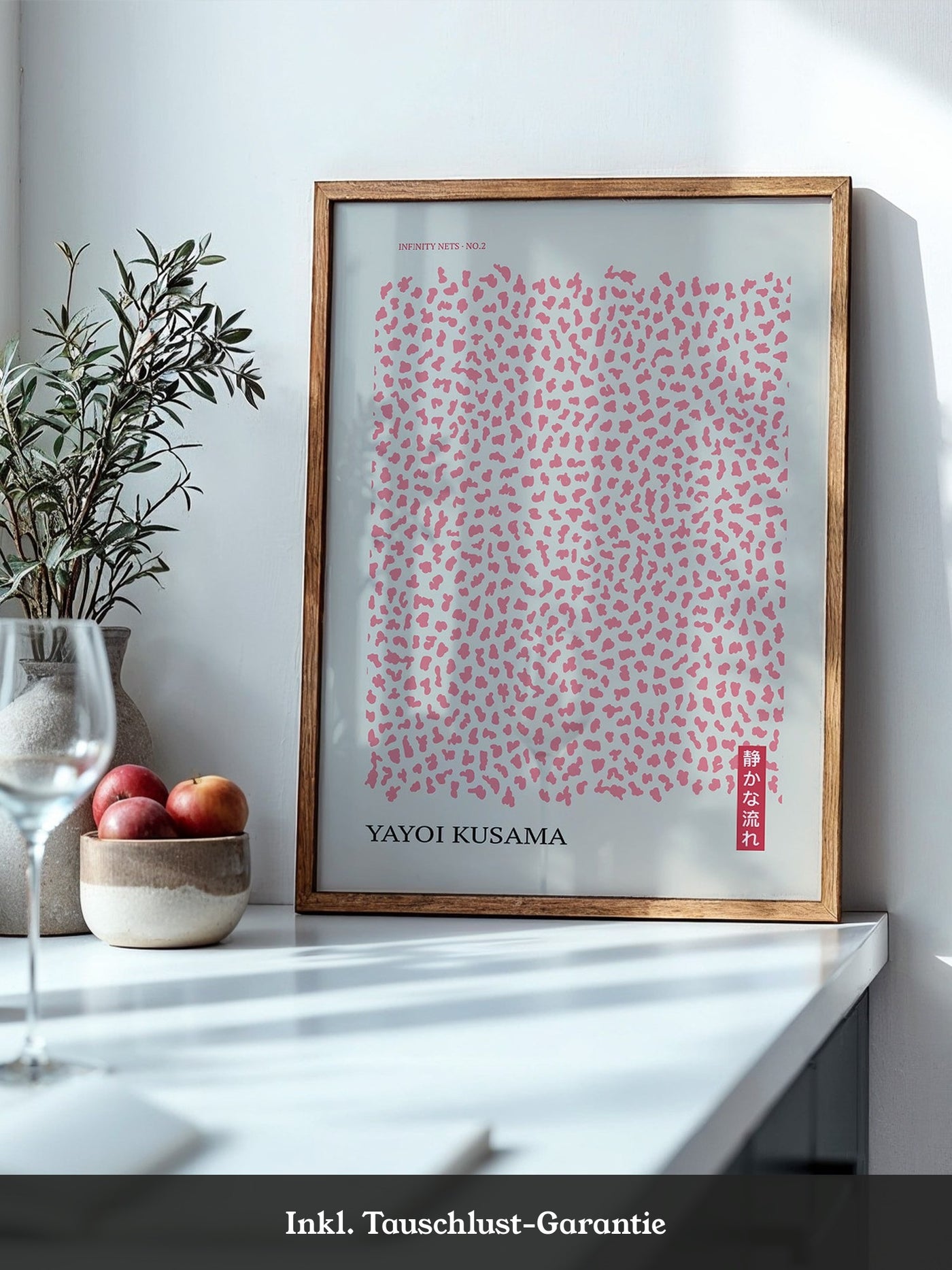 Netzmuster Rosa Abstrakt