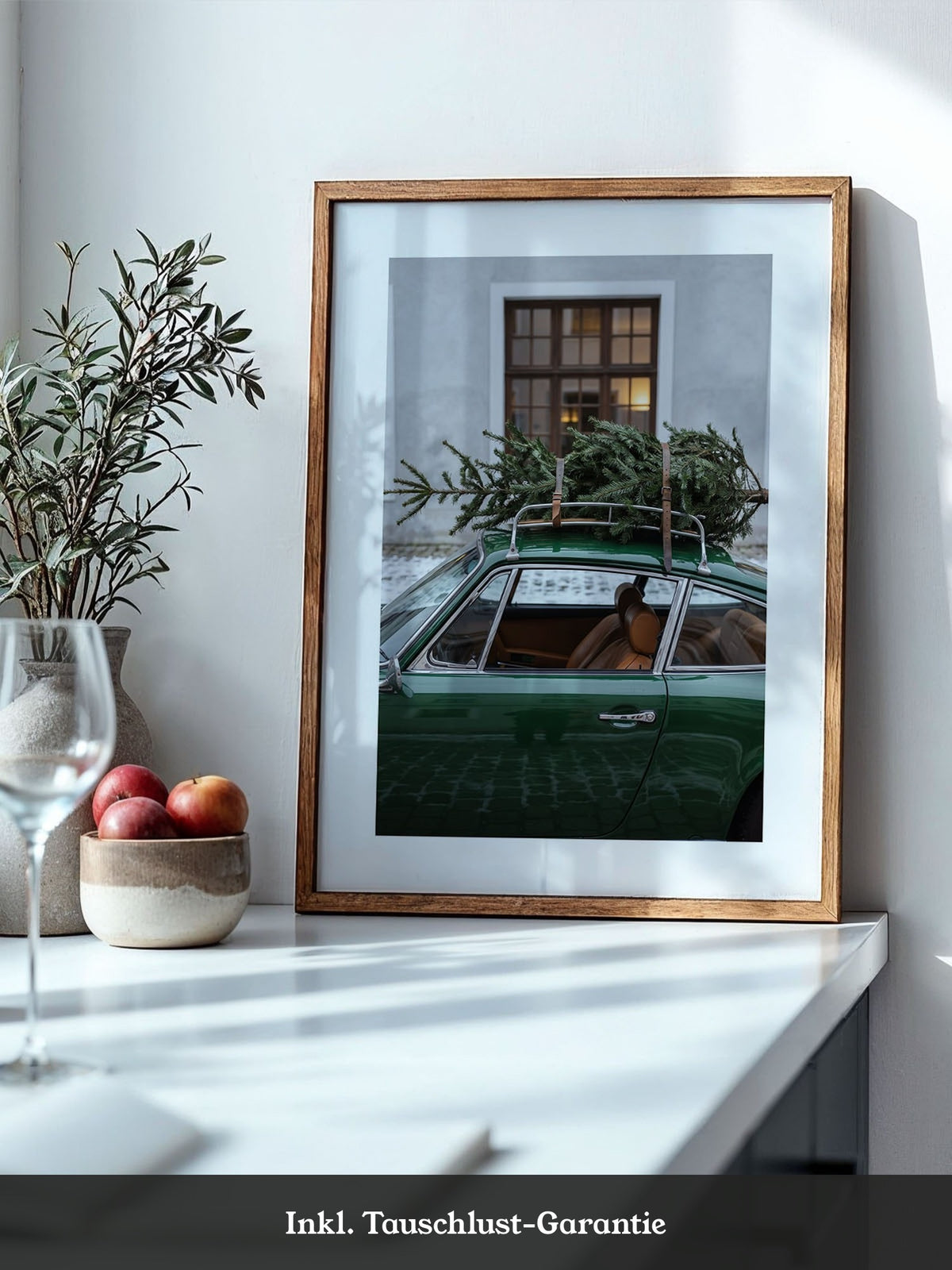 Grünes Sportwagen Retro