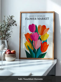 Bunte Tulpen Grafik