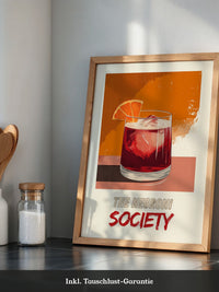 Negroni Cocktail Vintage Stil