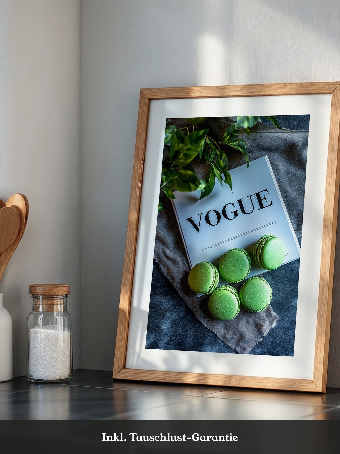Macarons Vogue Grünstillleben