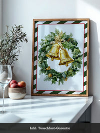 Weihnachtskranz Goldene Glocken
