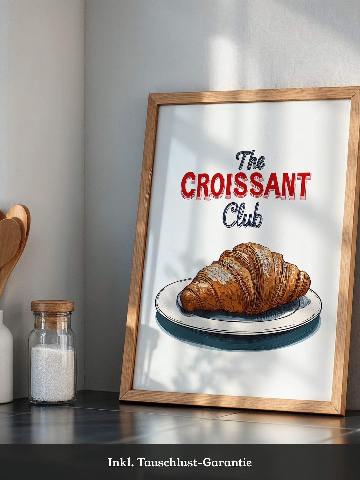 Croissant Club Retro-Stil