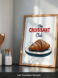 Croissant Club Retro-Stil