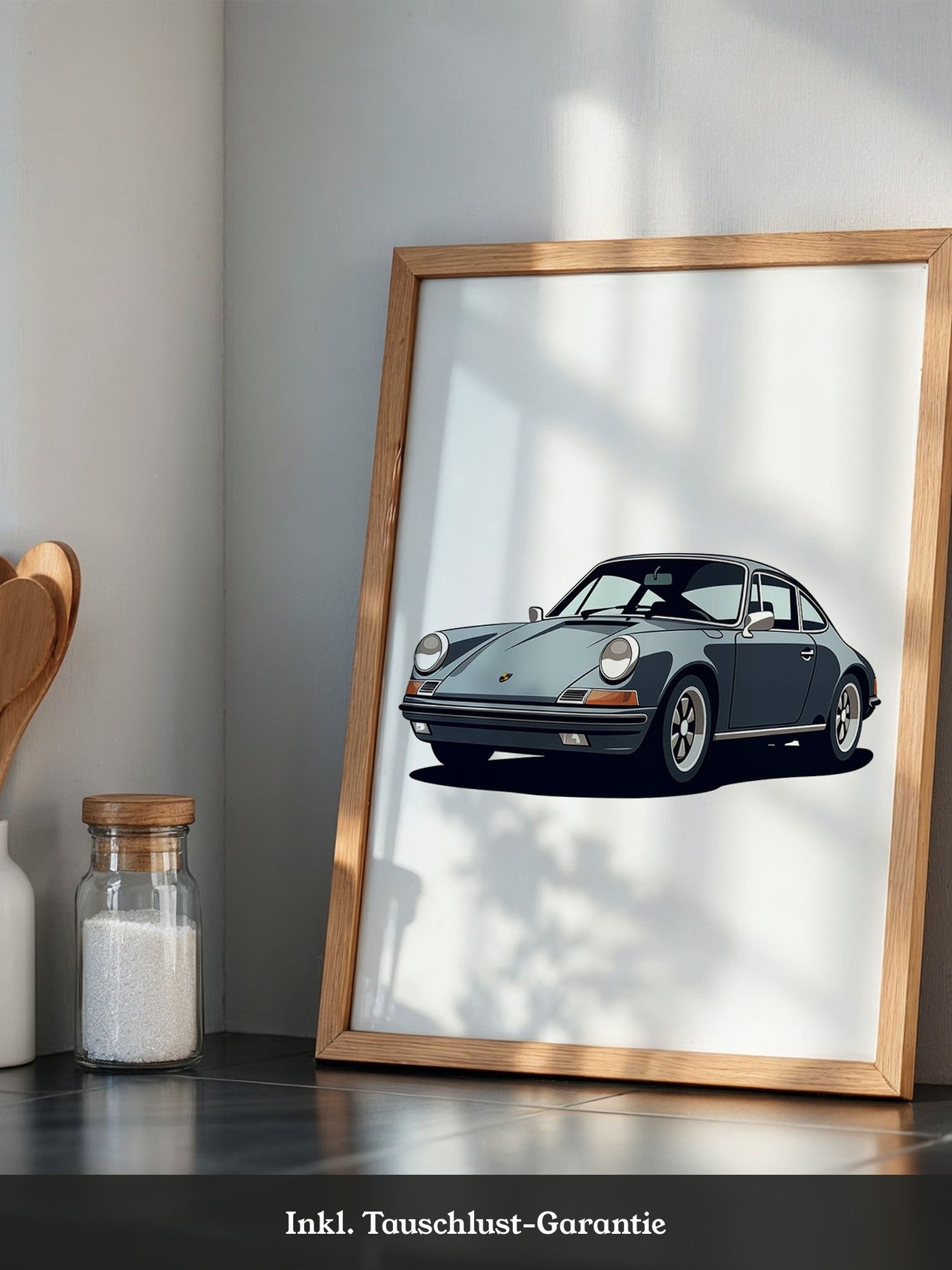 Porsche Retro Illustration