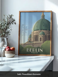 Berliner Dom Architekturpastell