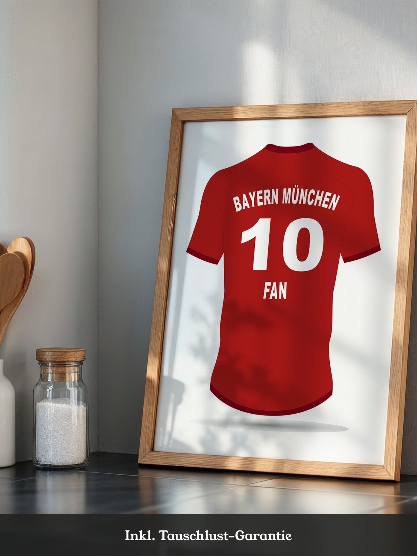 Bayern Trikot Rot Rückansicht