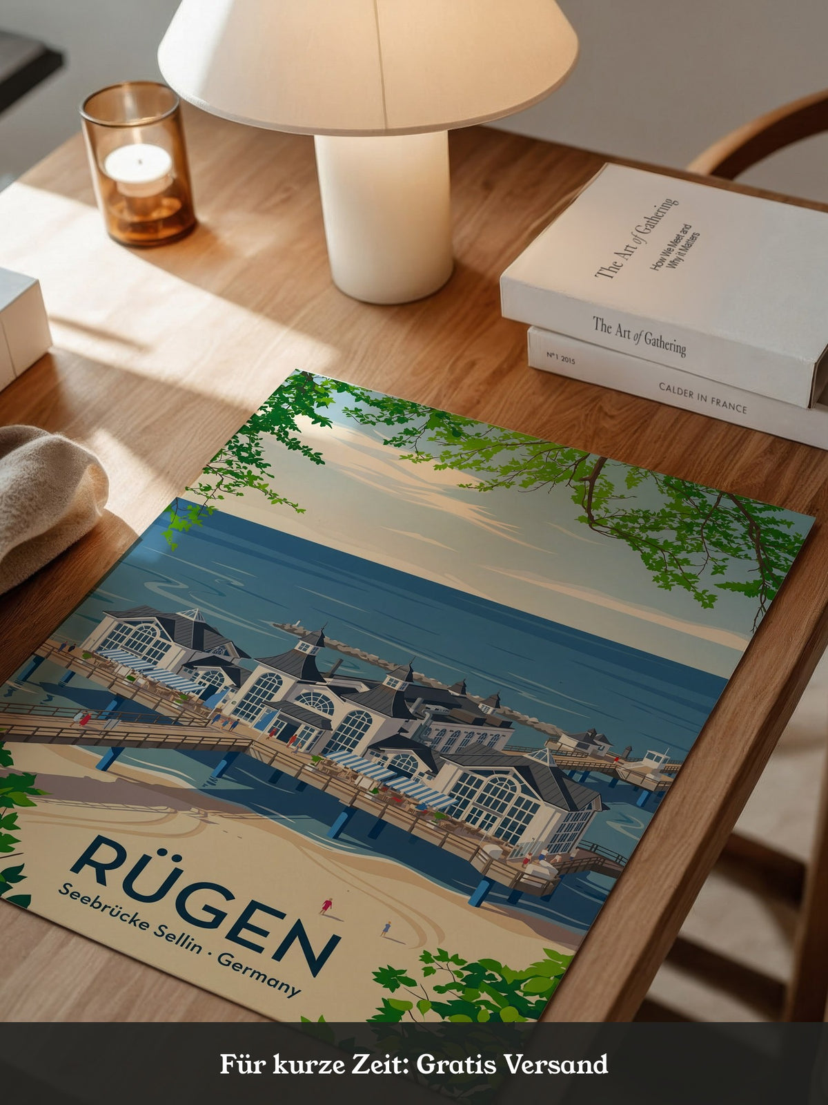 Sellin Seebrücke Strandansicht