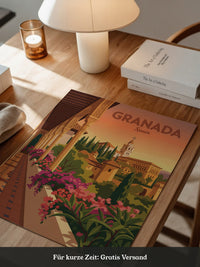 Granada Architektur Sonnenuntergang