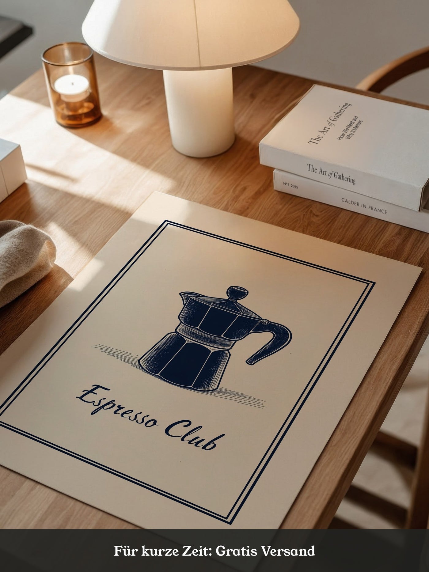 Espressokanne Vintage Zeichnung