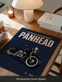 Motorrad Vintage Stil Schwarz