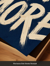 Typografie Neon Schriftzug