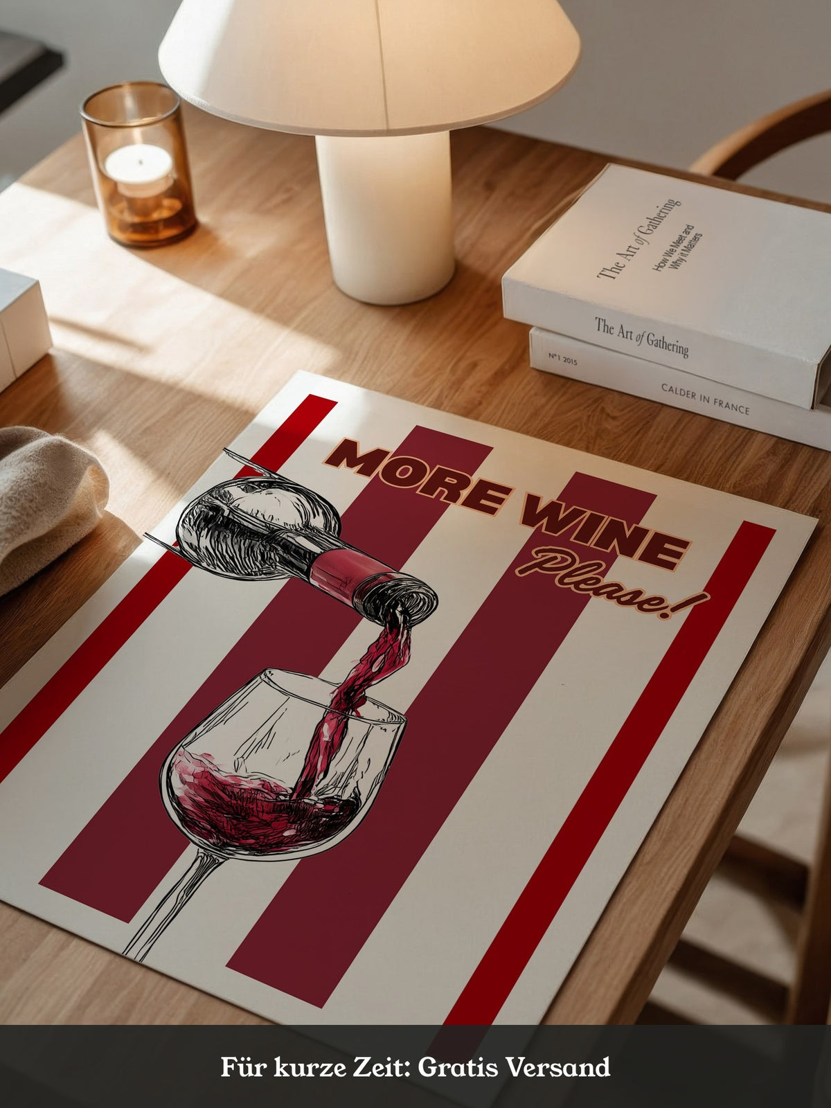 Weinglas Illustration Grafikrot