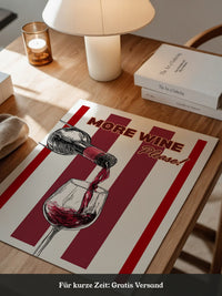Weinglas Illustration Grafikrot
