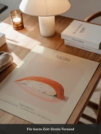 Nigiri Sushi minimalistisch
