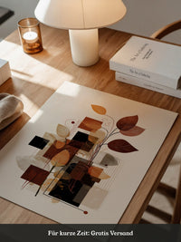 Herbstlaub Abstrakt Geometrisch