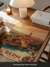 Bern Altstadt Abendstimmung
