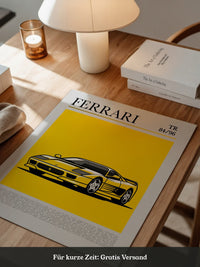 Ferrari Testarossa Gelb Retro