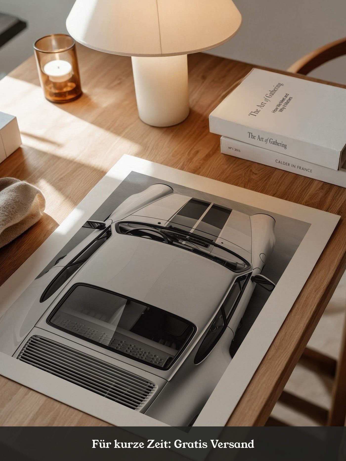 Porsche 911 Draufsicht Weiß