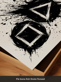 Spielkontrollen Kunst