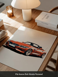 Cabrio rot Illustration