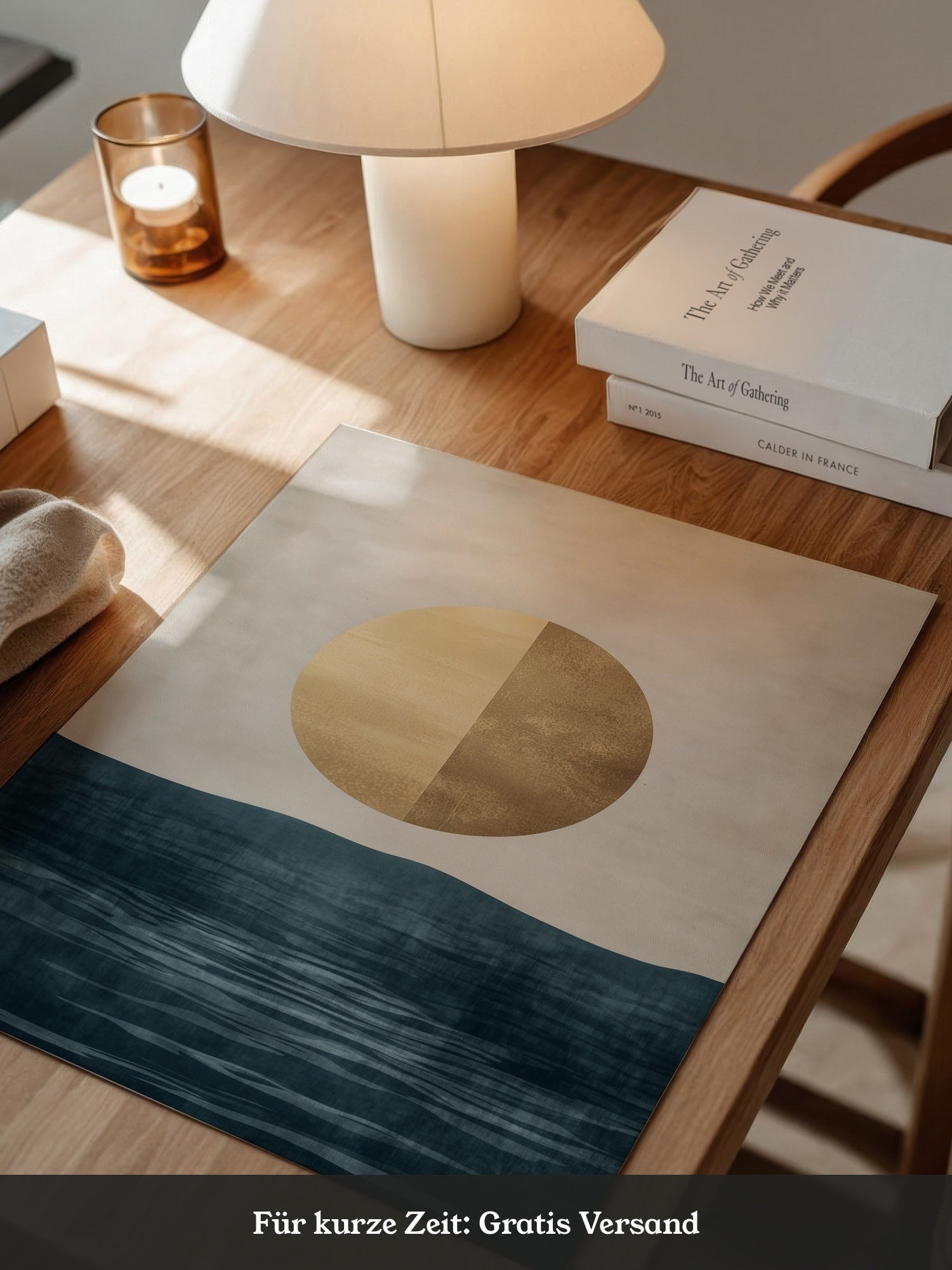 Goldene Sonne abstrakt Meer