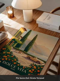 Italienische Villa Sonnenuntergang