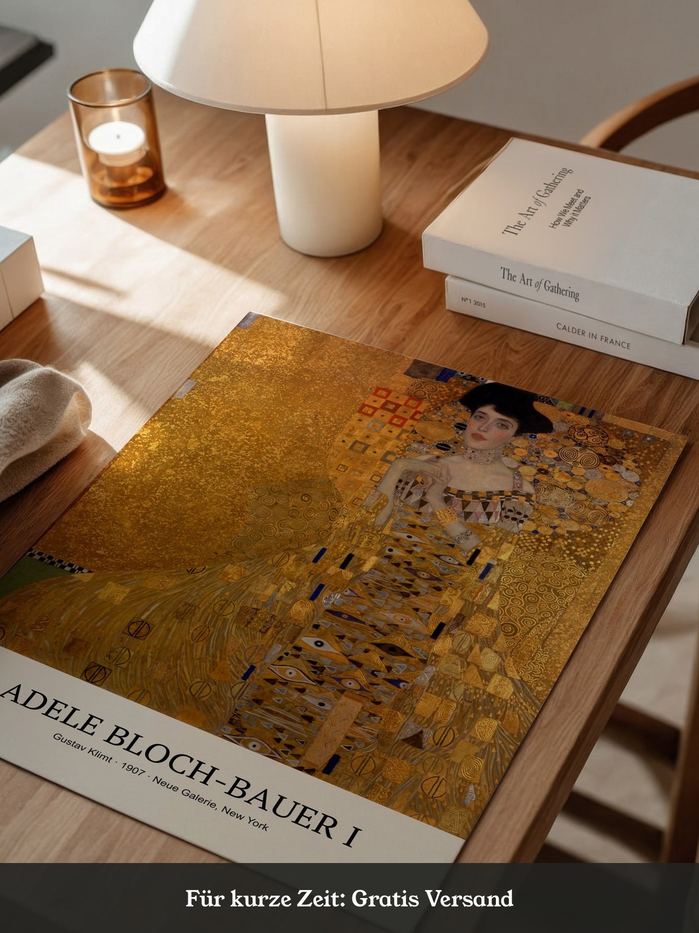 Goldenes Porträt Mosaik Muster