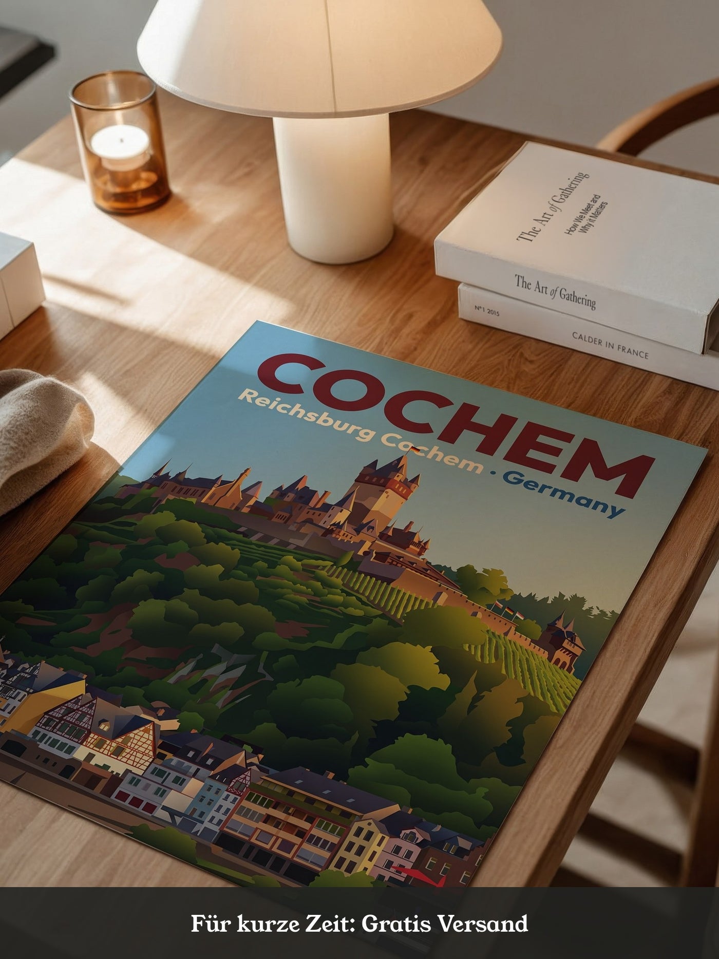 Cochem Burg nostalgische Farben