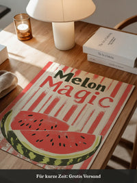 Melone Streifen Retro