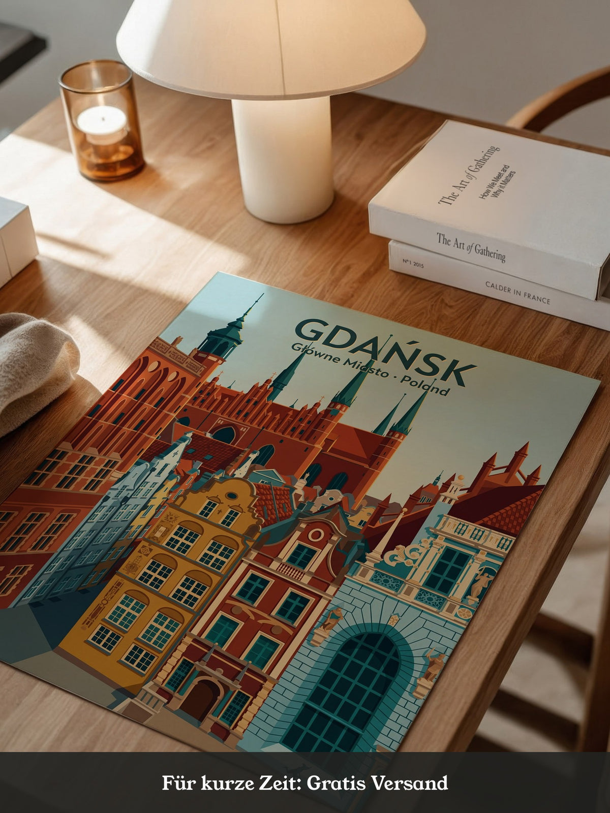 Gdańsk Architektur Farbenspiel