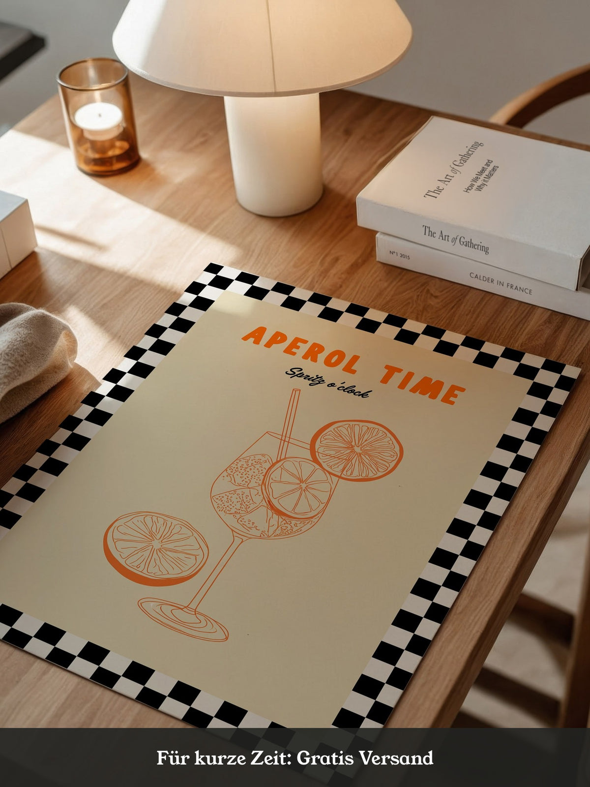 Aperol Spritz Retrozeichnung