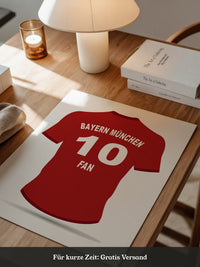 Bayern Trikot Rot Rückansicht
