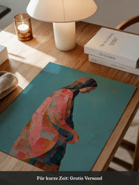 Farbige Silhouette Mosaik