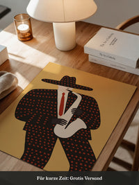 Saxophonist Retro Illustration