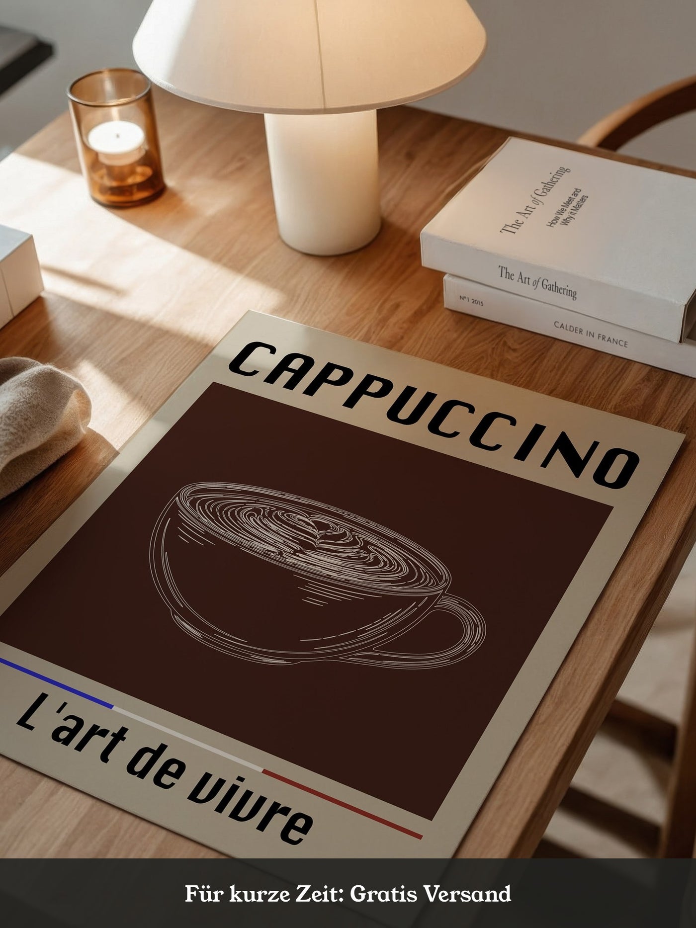 Cappuccino Tasse Retro-Stil