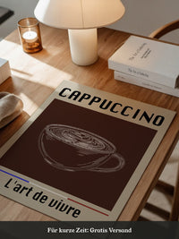 Cappuccino Tasse Retro-Stil