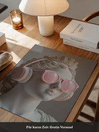 Büste Kopfhörer Sonnenbrille rosa