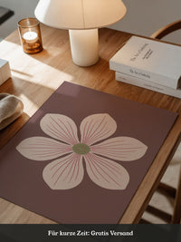 Blume Rosa Minimalistisch