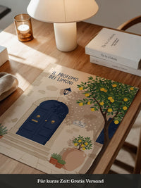 Limonen Haustür Illustration