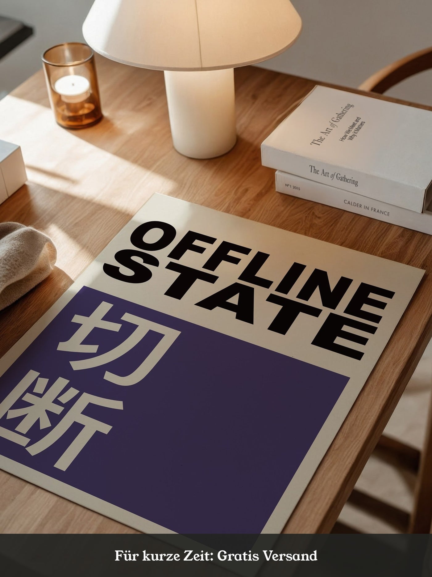 Offline State Kontrast-Schrift