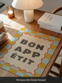 Bon Appetit Karomuster Retro