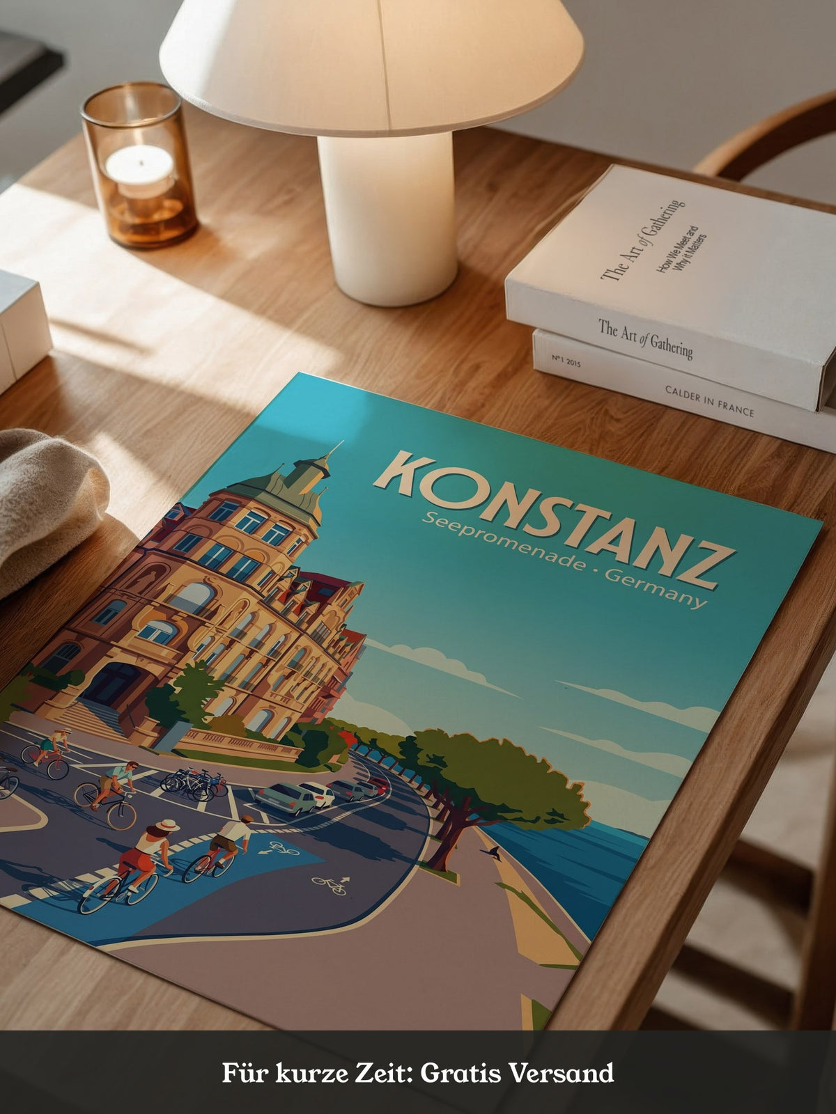 Konstanz Seepromenade Retro