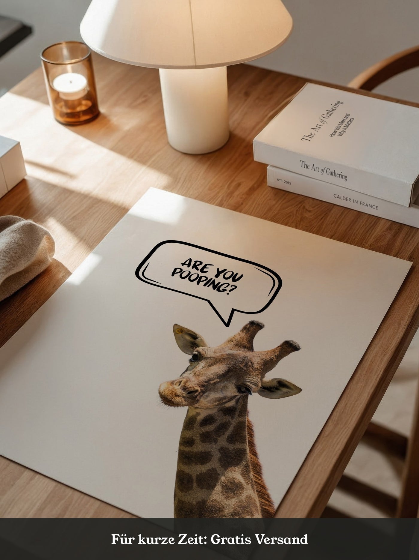 Giraffe Sprechblase Humor