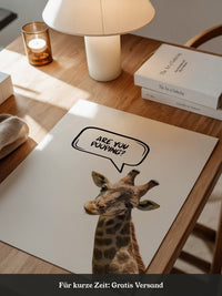 Giraffe Sprechblase Humor