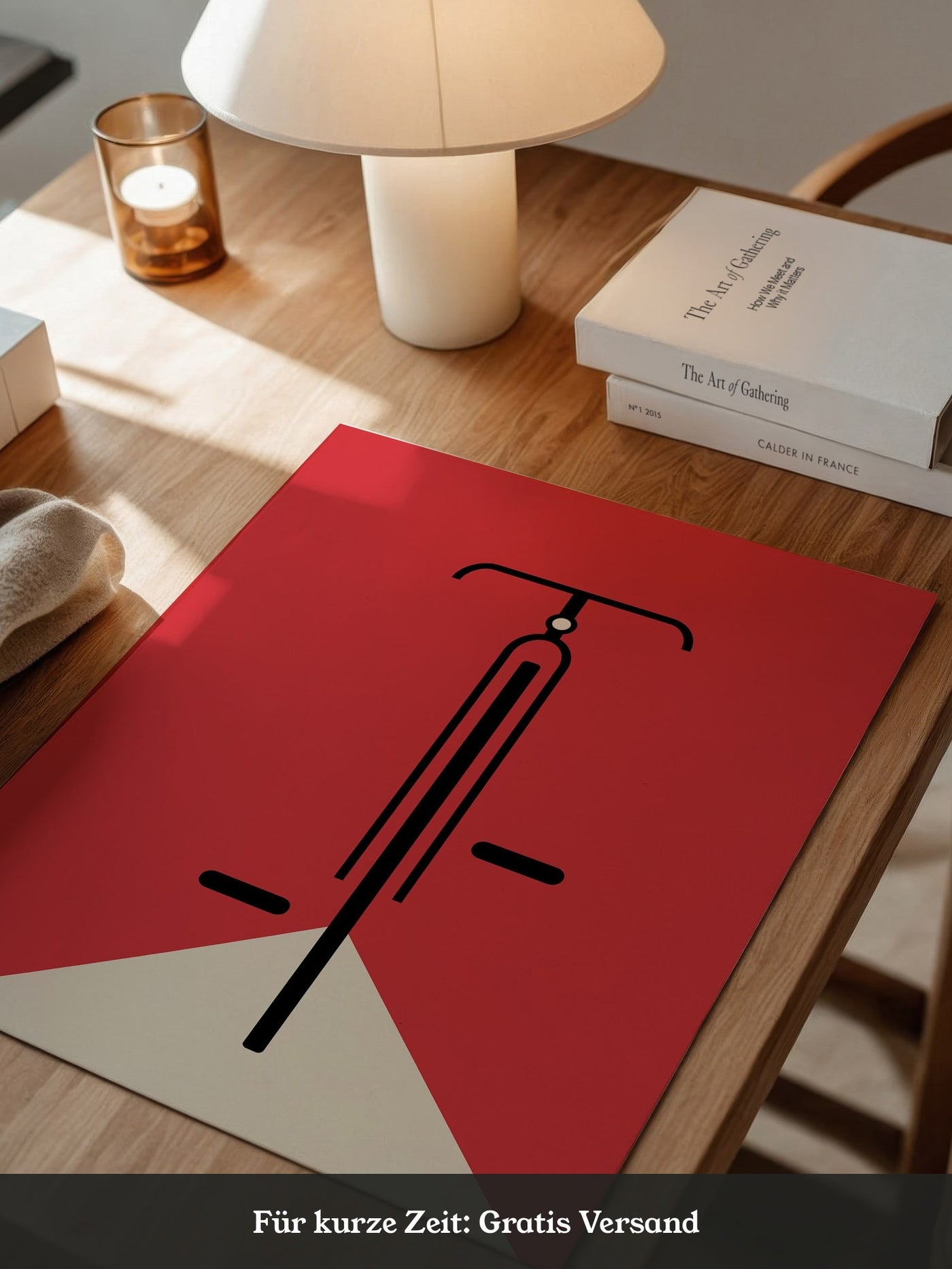 Fahrrad Grafik minimalistisch