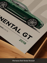 Sportwagen Gruen Profilansicht