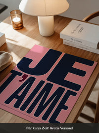 Je T'aime Bold Pink