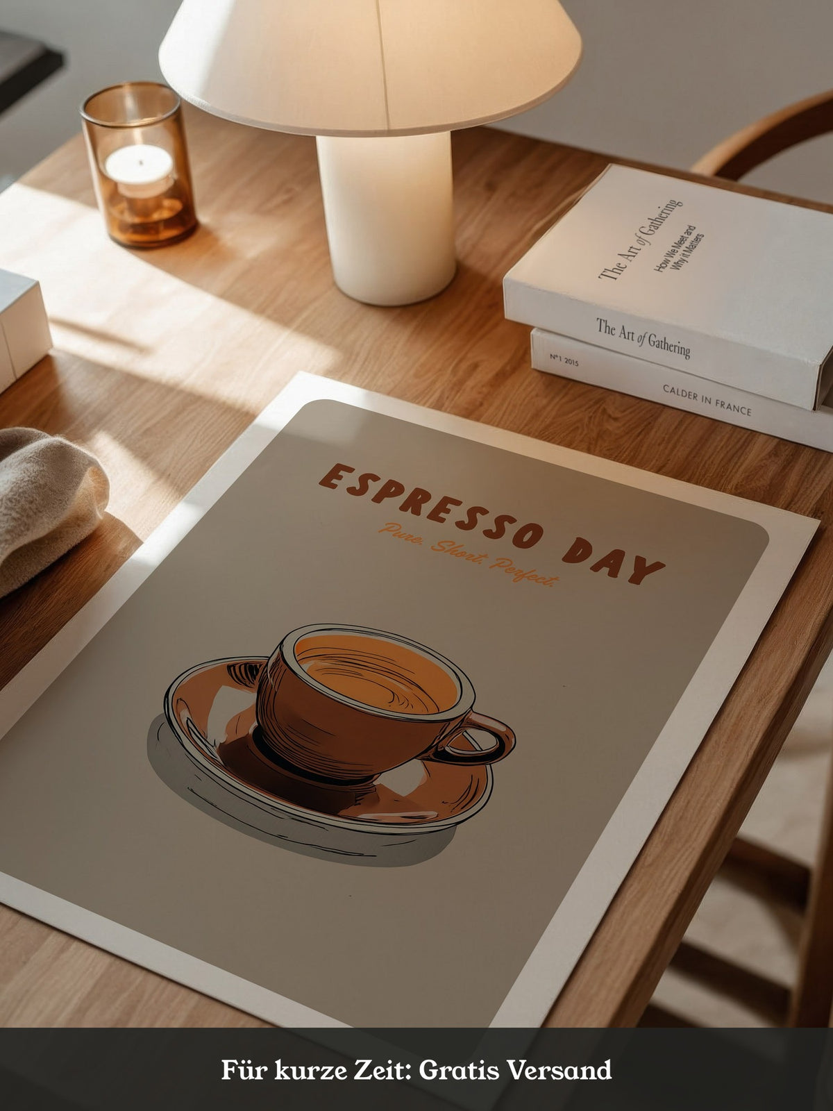 Espressotasse Retro Braun